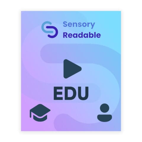 Sensory Readable Scribe Writeable Assistive Software For Reading