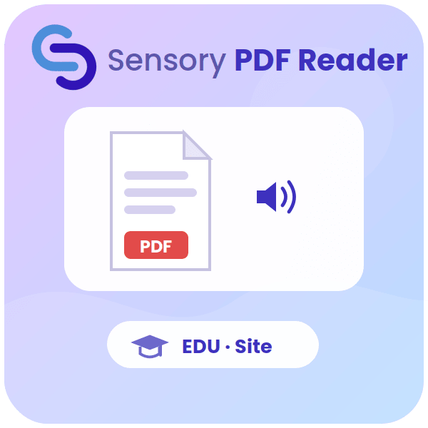 Sensory PDF Exam Computer Reader Education Licenses - School & College,