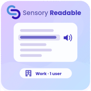 Sensory Readable Suite Windows - Workplace Single User License v2.5