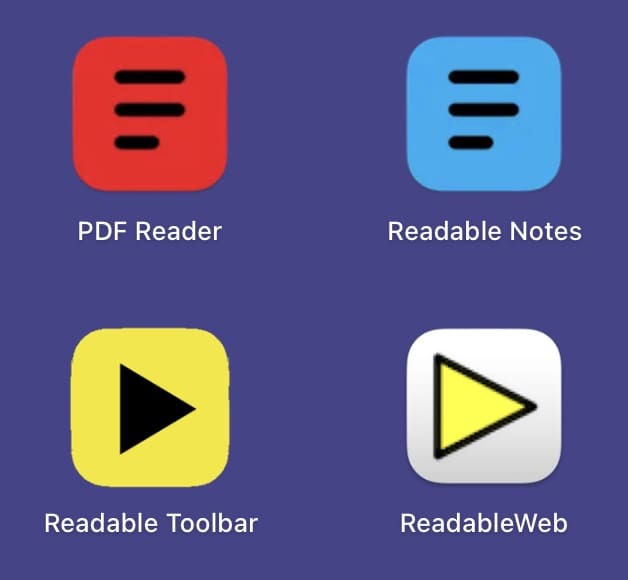 Readable Mac icons