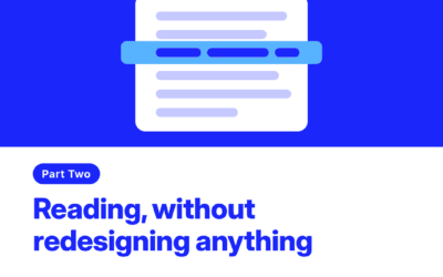 Dyslexia Awareness Week 2026, Part Two: Reading, Without Redesigning Anything